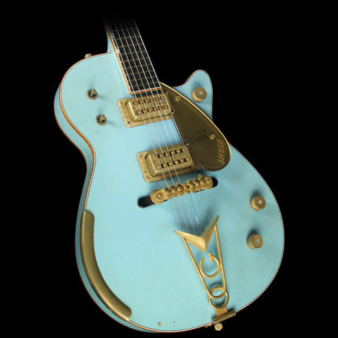 Gretsch Custom Shop 1959 White Penguin Faded Daphne Blue Heavy Relic PRE-ORDER