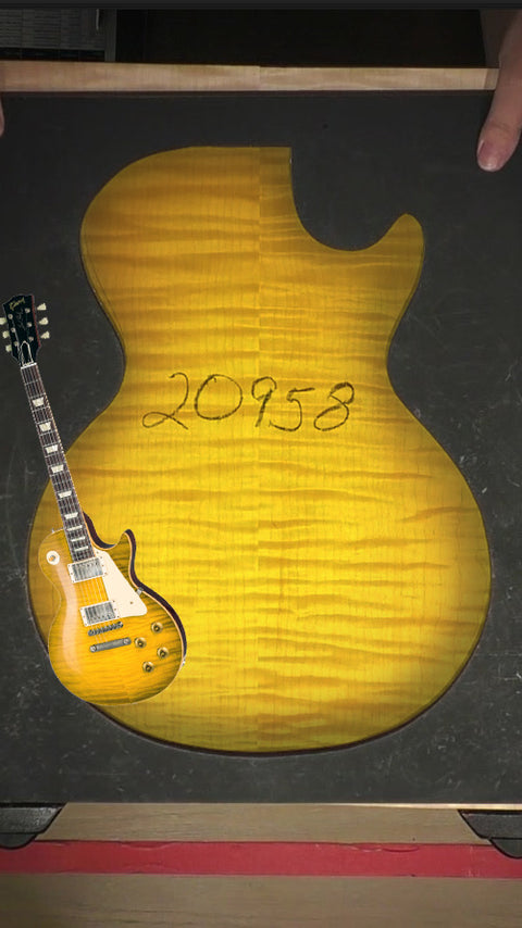 Gibson Les Paul 1959 Standard Green Lemon Fade Murphy Lab Light Aged
