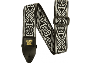 Ernie Ball Strap - Black Heart