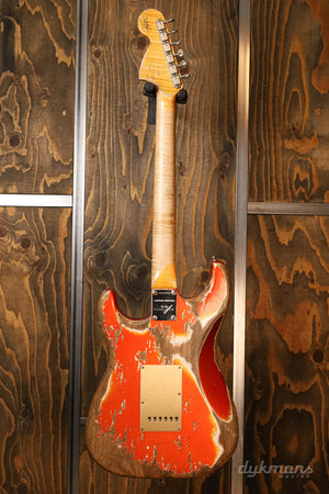 Fender Custom Shop Limited Edition Big Head Strat Super Heavy Relic Candy Tangerine 2019 Abigail Ybarra
