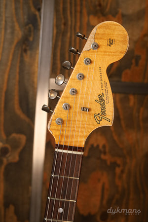 Fender Custom Shop Limited Edition Big Head Strat Super Heavy Relic Candy Tangerine 2019 Abigail Ybarra