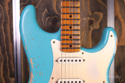 Fender Custom Shop LTD '58 Stratocaster Heavy Relic, Super Faded Aged Taos Turquoise