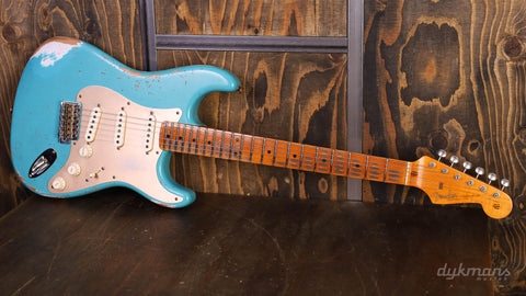 Fender Custom Shop LTD '58 Stratocaster Heavy Relic, Super Faded Aged Taos Turquoise