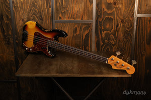 Fender Custom Shop Limited Edition '63 Precision Bass Heavy Relic Faded 3-Tone Sunburst 2024