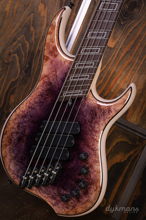 Dingwall Custom Shop Z3X-5 Burl Maple Purple to Natural Revburst