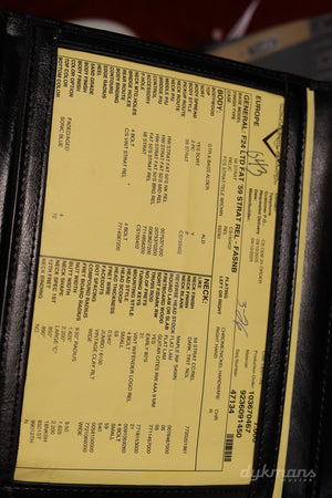 Fender Custom Shop F24 LTD Fat' 59 Stratocaster Relic Aged Sonic Blue