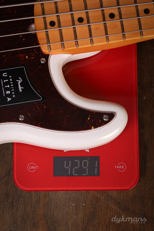 Fender American Ultra Precision Bass Arctic Pearl