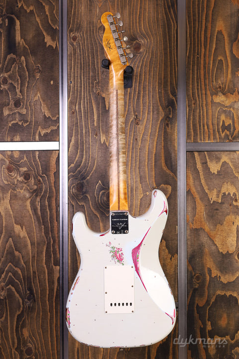 Fender Custom Shop Limited Edition Mischief Maker - Heavy Relic - Super Faded Aged Sonic Blue Over Pink Paisley