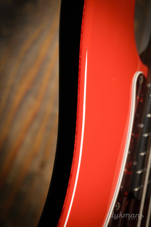 Dingwall Custom Shop Super P/J 5 Fiesta Red Trans Black Back