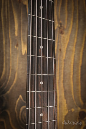 Dingwall Custom Shop Super P/J 5 Fiesta Red Trans Black Back