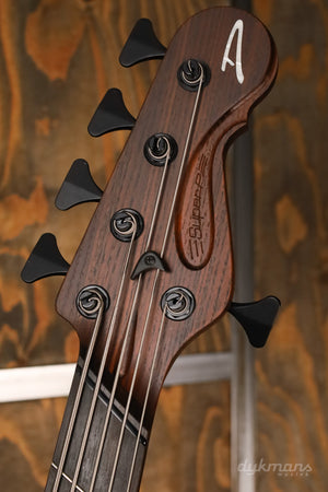 Dingwall Custom Shop Super P/J 5 Fiesta Red Trans Black Back