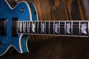 ESP Original Eclipse Custom Blue Liquid Metal
