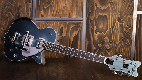 Gretsch G6134T-140 Limited Edition 140tg Double Platinum Penguin with string-thru Bigbsy