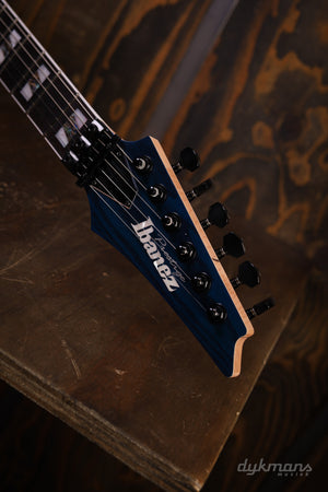 Ibanez Prestige RG653DX Transparent Deep Blue Flat