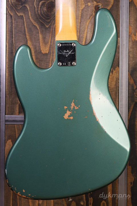 Fender Custom Shop 62 Jazz Bass Relic Aged Sherwood Green Metallic