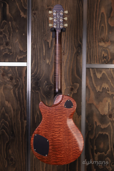 Patrick James Eggle Macon Single Cut Semi-Hollow Quilted Sapele