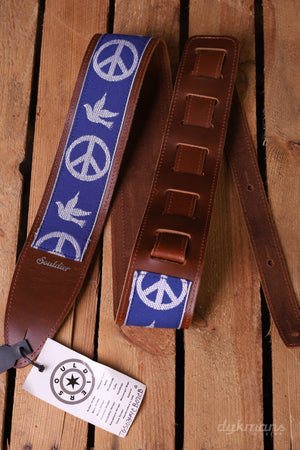 Souldier Guitar Strap Torpedo Blue Peace Dove Neil young