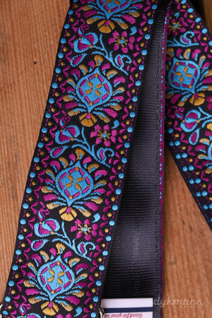 Souldier Guitar Strap Hendrix Purple Turquoise