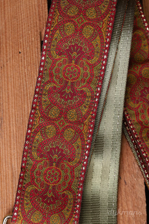 Souldier Guitar Strap Arabesque Red Olive