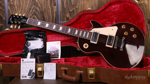 Gibson Les Paul Standard 50s Figured Top Translucent Custom Color Series Oxblood 