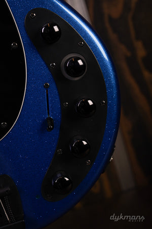 Music Man DarkRay 4 Custom Color Blue Sparkle PRE-OWNED