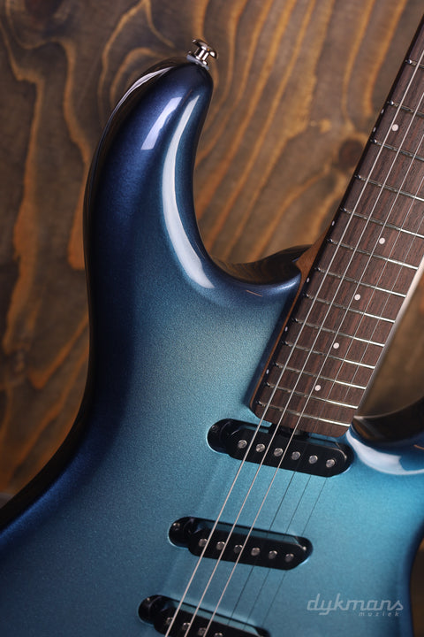 Music Man Luke 4 SSS Diesel Blue