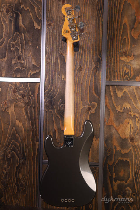 Fender Custom Shop Limited Edition P-Bass Special Journeyman Relic Charcoal Frost Metallic