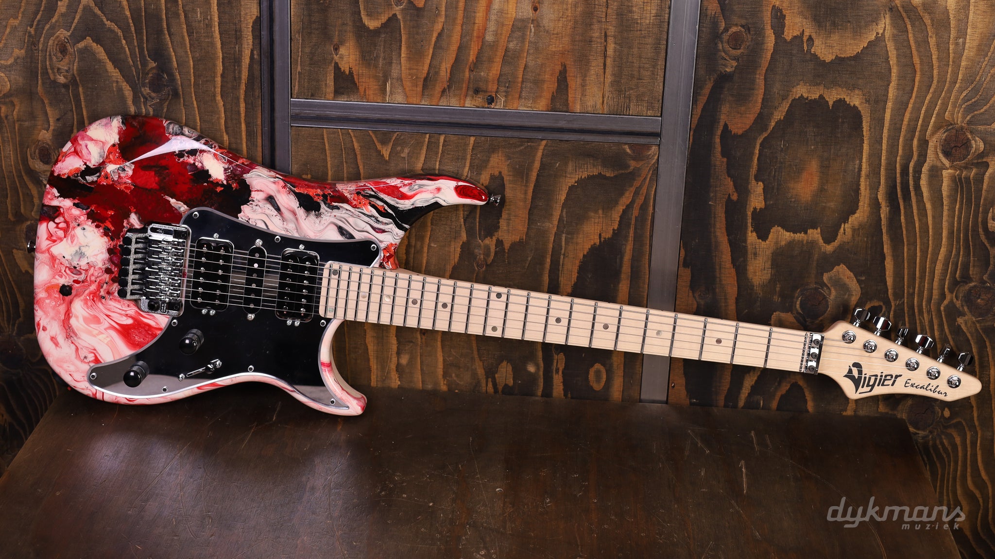 Vigier Excalibur Original HSH Floyd Rose Rock Art – Dijkmans Guitars