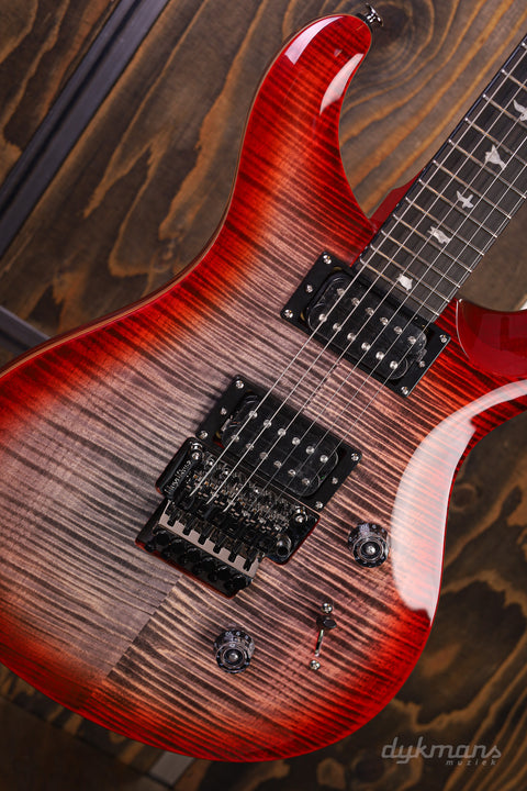 PRS SE Custom 24 "Floyd" Charcoal Cherry Burst