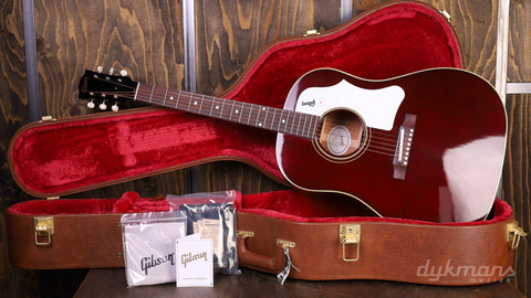 Gibson '60s J-45 Original Adjustable Saddle Wine Red