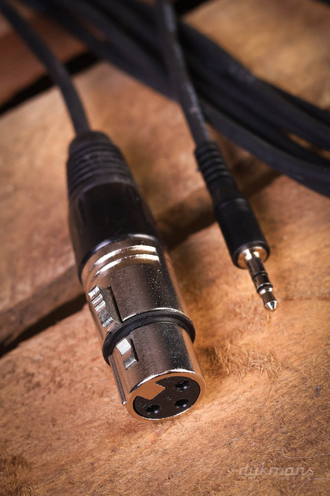 Yellow Cable K12-3 6.3mm Female XLR to 3.5mm TRS Mini-Jack