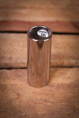 Dunlop 220 Slide Bottleneck Steel Chrome Medium