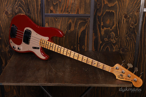 Fender Custom Shop Limited Edition "P" Jazz Bass Relic Aged Cimarron Red