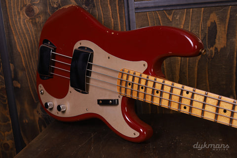 Fender Custom Shop Limited Edition "P" Jazz Bass Relic Aged Cimarron Red