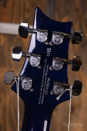 PRS SE Standard 24-08 Lefty Limited Edition Translucent Blue