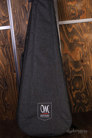 Mayones Regius 7 Burl Maple 5A Galaxy Eye Purple