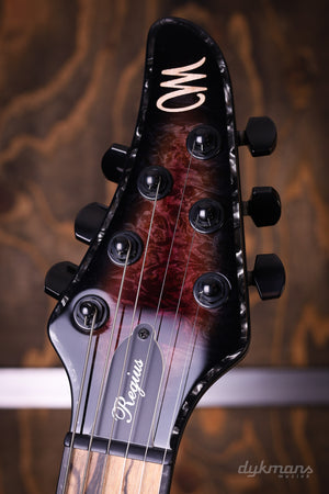 Mayones Regius 6 Burl Maple 5A Galaxy Eye Purple