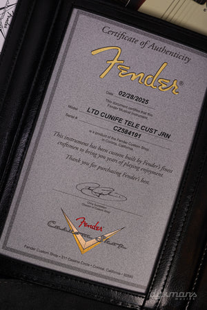 Fender Custom Shop Limited Edition CuNiFe Telecaster Custom Journeyman Relic Aged Champagne Metallic