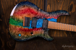 Mayones Regius 7 Buckeye Burl Master Grade Custom Color PRE-ORDER