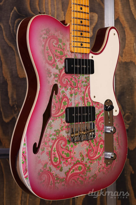 Fender Custom Shop Limited Edition dual pink P90 Relic Aged Pink Paisley Telecaster PRE-OWNED!