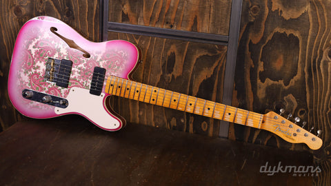 Fender Custom Shop Limited Edition dual pink P90 Relic Aged Pink Paisley Telecaster PRE-OWNED!