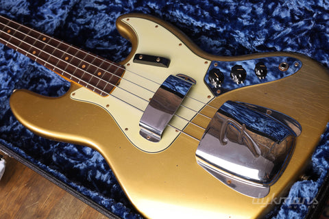 Fender Custom Shop Limited Edition '63 Jazz Bass Journeyman Relic Aged Aztec Gold