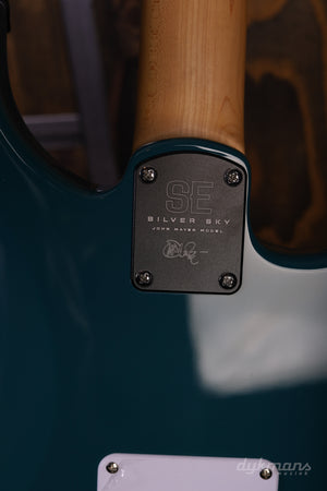 PRS SE Silver Sky Lefty Maple Nylon Blue