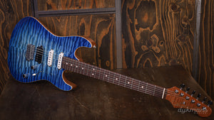 Patrick James Eggle 96 HSS Quilted Island Blue Burst