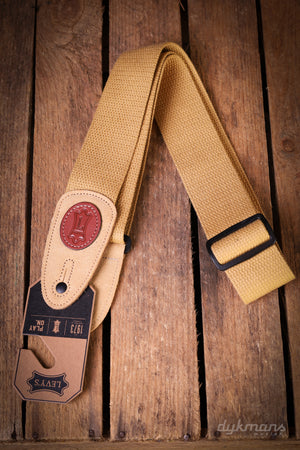 Levy's 2-inch Wide Cotton Guitar Strap - Tan