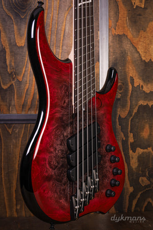 Dingwall Custom Shop Z3X-5 Buckeye Burl Black to Pink Reverse Burst