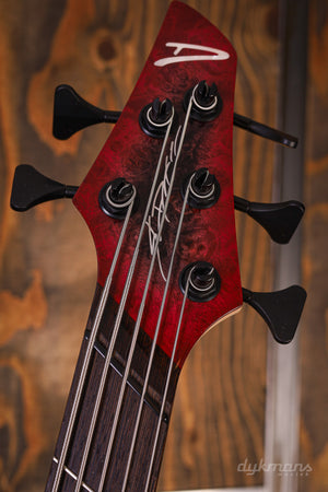 Dingwall Custom Shop Z3X-5 Buckeye Burl Black to Pink Reverse Burst