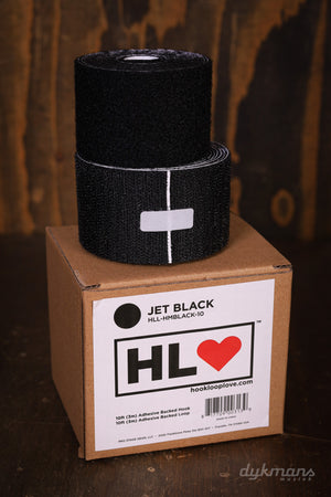 Pedaltrain Hook Loop Love Jet Black Velcro 3 meters