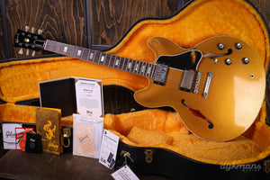 Gibson Custom Shop Murphy Lab '64 ES-335 Double Gold Top Dark Back Light Aged 