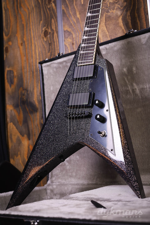 ESP LTD Kirk Hammett Signature KH-V Black Sparkle